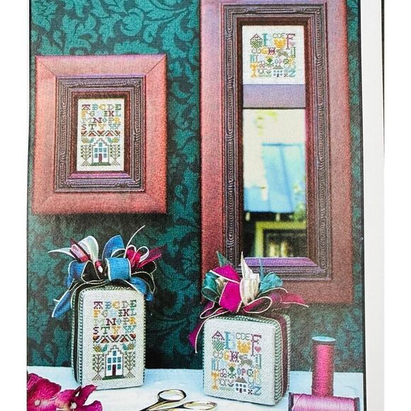 The Drawn Thread Counted Cross Stitch Kit TOO TINY SAMPLERS linen DMC floss - Picture 3 of 12